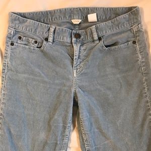 J. Crew powder blue corduroy pants